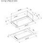Витяжка Pyramida CX 52 (750) E WH фото 7