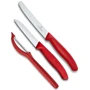 Набор кухонных ножей Victorinox SwissClassic Paring Set With Peeler 3 пр. (6.7111.31)