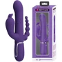 Вибратор с анальным и клиторальным стимулятором LYBAILE Pretty Love Cammy Dark Purple Twinkled Tenderness (BW-500036-2)