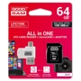 Карта памяти GOODRAM 64GB microSDXC class 10 UHS-I (M1A4-0640R12): Тип карты MicroSDXC