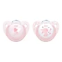 Набор пустышек для сна NUK Baby Rose Силиконовые, р.1 (2 шт) (3952946)