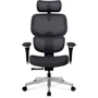 Кресло Mealux D2 Air Fabric Black (HF-D2 F/B): Тип для руководителей