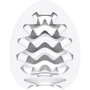 Мастурбатор-яйцо Tenga Egg Wavy II Cool с двойным волнистым рельефом и охлаждающим эффектом