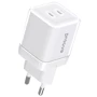 Зарядное устройство Proove Wall Charger 2xUSB-C Pure GaN Max 67W White (WCPU67022202)