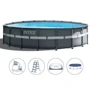 Бассейн Intex каркасный 610-122 см (26334) (30079л, фильтр-насос, лестница, подстилка, тент, в коробке) фото 2