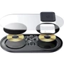 Зарядное устройство Baseus Dual Wireless Charger Turbo Edition Transparent Black 24W (TZWXJK-B01) for Smartphones and Pods: Тип беспроводное