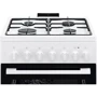 Плита комбинированная Electrolux LKK520032W: Тип варочной поверхности газовая