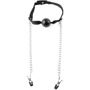 Fetish Fantasy Series Ball Gag & Nipple Clamps кляп с зажимами для сосков