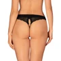 Трусики Obsessive Chemeris crotchless panties Вlack, M/L