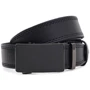 Чоловічий ремінь Borsa Leather чорний (115v1genav18-black)