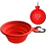 Миска 1st Choice Collapsible Silicone Pet Bowl складная для собак и котов красная 0.375 л 15х13х5 см (57382): Тип Миски