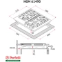 Варочная поверхность газовая Perfelli HGM 61490 WH: Количество конфорок 4