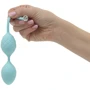 Роскошные вагинальные шарики PILLOW TALK - Frisky Teal с кристаллом Сваровски