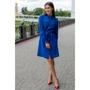 Платье FLFashion Хоо ХПХ 3251 52 синее повседневное до середины бедра