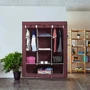 Шкаф Stenson тканевый раскладной 130х45х175 см бордовый (R93320 wine red) фото 2