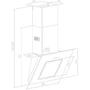 Вытяжка Pyramida NR-F 60 S BL фото 5