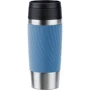 Термокухоль Tefal Travel Mug Classic Twist 360 мл Нержавіюча сталь Блакитний (N2024510)