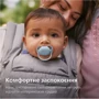 Пустышка Philips Avent Ultra Air, 0-6 мес., 2 шт, дизайн для мальчиков (SCF087/01)