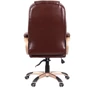 Крісло АКЛАС Томар ANF PU Dark Brown Коричневе (00127054): Матеріал оббивки Искусственная кожа