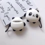 Чехол для наушников TPU Case Panda White for Apple AirPods: Особенности С карабином