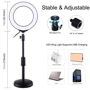 Кольцевая USB LED лампа Puluz PU392 6.2" c настольным креплением (PU392) фото 3