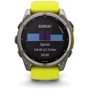 Смарт-часы Garmin Fenix 8 Solar 51mm Sapphire Titanium with Amp Yellow/Graphite Silicone Band (010-02907-21): Материал корпуса титан
