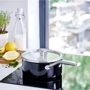 Ковш с крышкой KitchenAid Steel Core 20 см 2.4 л черный (CC003288-001)