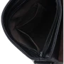 Чоловіча сумка планшет Borsa Leather чорна (K18168-black): Застібка Блискавка