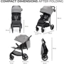 Прогулочная коляска Kinderkraft Trig 2 Grey (KSTRIG02GRY0000) (00-00305193): Количество блоков 1