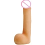 Фаллоимитатор CyberSkin Slimline CyberCock with Balls, 18.42х3.5 см