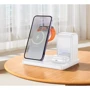Зарядное устройство Hoco Wireless Charger CQ9 Crown 15W 3in1 White for iPhone 16 I 15 I 14 I 13 I 12 series: Количество USB-портов нет