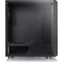 Корпус Thermaltake H100 TG (CA-1L4-00M1WN-02): Материал передней панели пластик