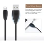 Кабель Baseus USB Cable to Lightning Small Pretty Waist 1.2m Black (CALMY-01) фото 3