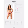 Трусики Obsessive Estiqua black XS/S
