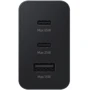 Зарядное устройство Samsung Wall Charger USB+2xUSB-C Trio 65W+15W+25W Black (EP-T6530NBEGRU): Сила тока 2.4А и более