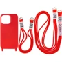Чехол для iPhone TPU Case two straps California Red for iPhone 11 Pro Max