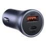 Зарядное устройство Baseus Car Charger USB+USB-C Golden Contactor Pro 40W Dark Gray with USB-C Cable (TZCCJD-0G): Количество USB-портов 2
