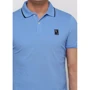 Поло H&M 6544107 L голубое: Сезон Лето