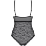 Кружевное боди с доступом Obsessive 818-TED-1 teddy XS/S, черное