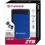 Внешний жесткий диск Transcend StoreJet 25H3P Blue 2000GB (TS2TSJ25H3B): Внешний интерфейс USB 3.0