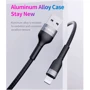Кабель Romoss USB Cable to Lightning CB12B 2.4A 1m Black (CB12B-621-234H) фото 4