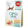 Сухой корм Optimeal Adult Cats для кошек со вкусом курицы 200+100 г 6x0.3 кг (4820215362559)