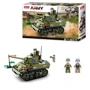 Конструктор Sluban Army Легкий танк М5 344 деталі (M38-B0856)