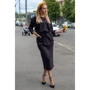 Сукня FLFashion Луїза Хпл 3174 48 коричневе повсякденне подовжене міді: Вид Повсякденні сукні