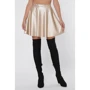 Юбка FashionUp YUB-1007B 42 золотистая клеш до середины бедра