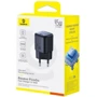 Зарядное устройство Baseus USB-C Wall Charger GaN 1C 45W Black (P10176800123-00): Количество USB-портов 1