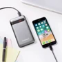 Внешний аккумулятор Intenso Power Bank 10000mAh QC3.0 Anthracite: Особенности Компактный размер, С дисплеем, Индикатор заряда, быстрая зарядка
