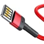 Кабель Baseus USB Cable to Lightning Cafule Special Edition 2.4A 1m Red (CALKLF-G09): Тип USB Cable - Lightning