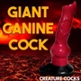 Фантазійний фалоімітатор Пекельна Гонча Creature Cocks Hell-Hound Canine Silicone Dildo