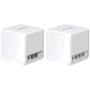 Маршрутизатор Wi-Fi Mercusys Halo H60X AX1500 2-Pack: Кількість LAN портів 3